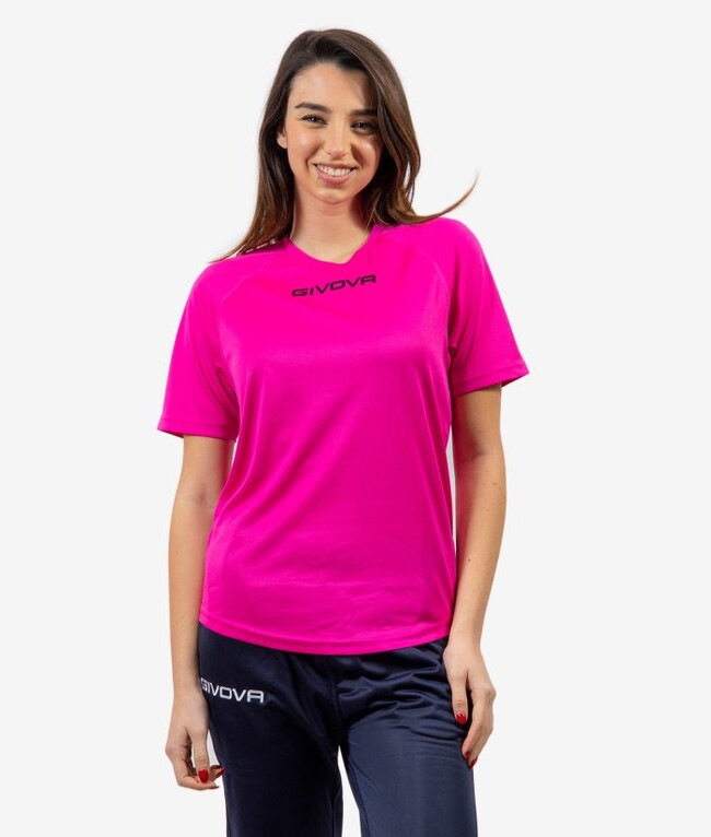 SHIRT GIVOVA ONE MICROFORATA FUXIA