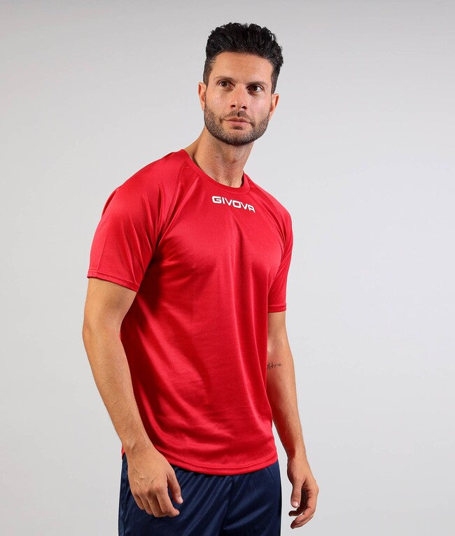 SHIRT GIVOVA ONE MICROFORATA ROSSO