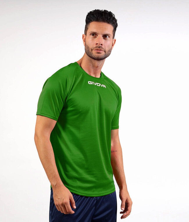 SHIRT GIVOVA ONE MICROFORATA VERDE
