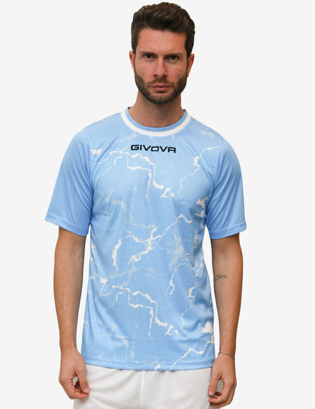 Фланелка SHIRT GRAFITE светлосиньо-бяло