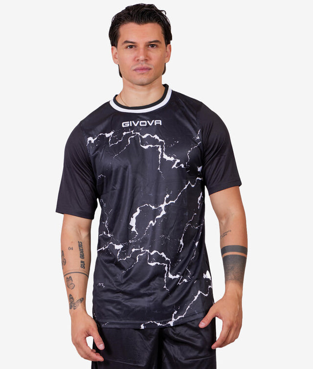 Фланелка SHIRT GRAFITE черно-бяло