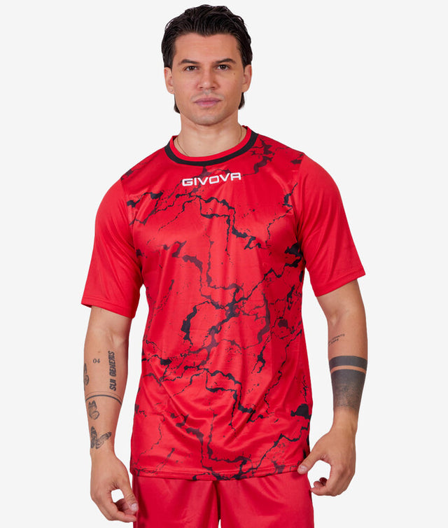 Фланелка SHIRT GRAFITE червено-черно