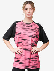 Фланелка SHIRT PIXEL фуксия-черно