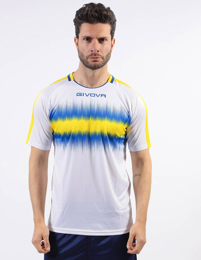 Фланелка SHIRT RADIO жълто-азурно синьо