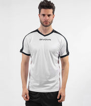 SHIRT REVOLUTION INTERLOCK BIANCO/NERO