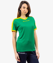 SHIRT REVOLUTION INTERLOCK VERDE/GIALLO