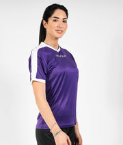 SHIRT REVOLUTION INTERLOCK VIOLA/BIANCO