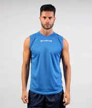 SHIRT SMANICATO GIVOVA ONE AZZURRO