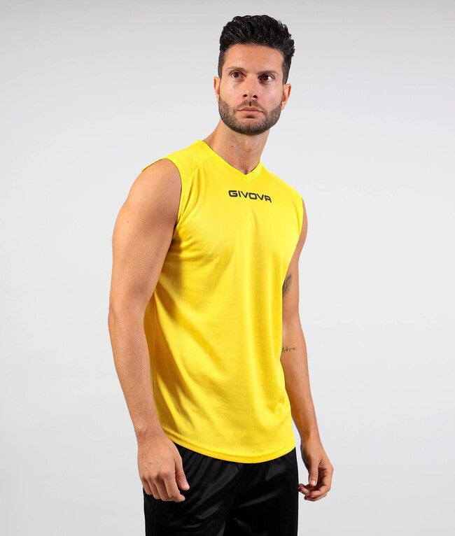 SHIRT SMANICATO GIVOVA ONE GIALLO