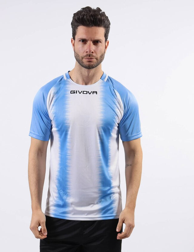 Фланелка SHIRT STRIPE M/C светлосиньо-бяло