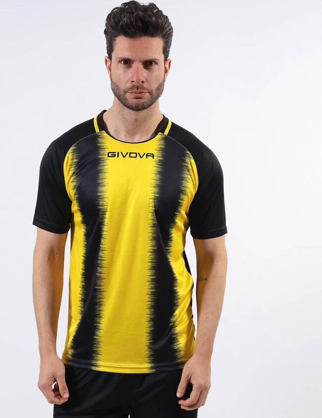 Фланелка SHIRT STRIPE M/C жълто-черно