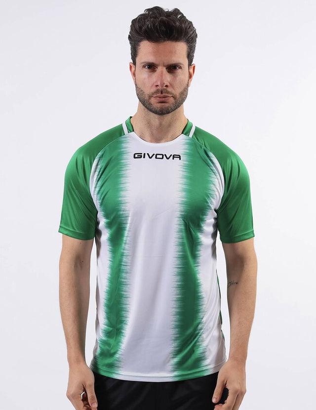 Фланелка SHIRT STRIPE M/C зелено-бяло