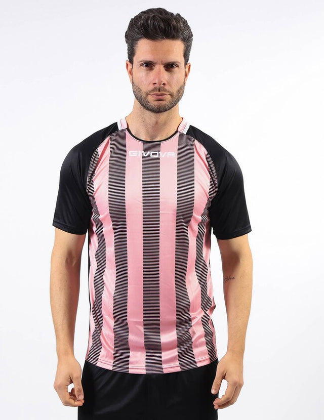 Фланелка SHIRT TRATTO розово-черно