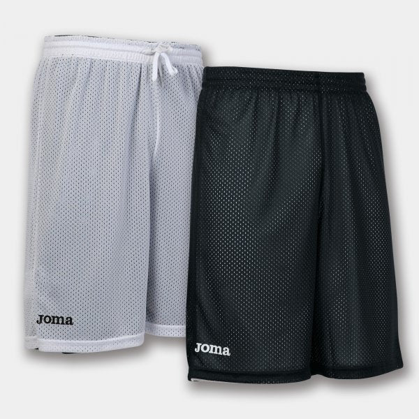 Баскетболни шорти SHORT BASKET REVERSIBLE ROOKIE черно бяло