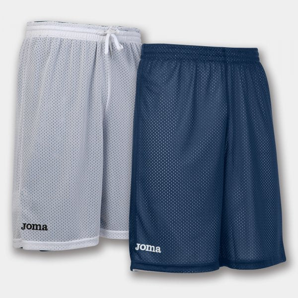 Баскетболни шорти SHORT BASKET REVERSIBLE ROOKIE морско синьо бяло