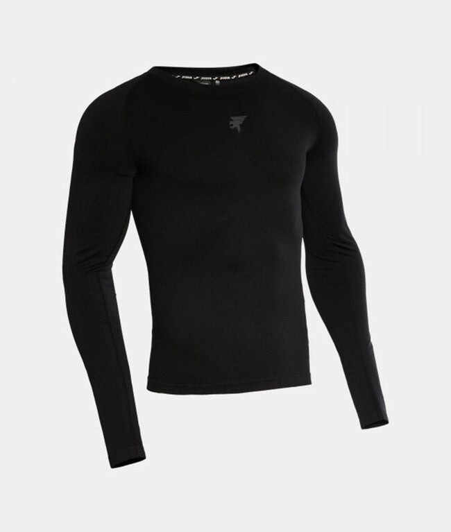 Поло блуза SNOW LONG SLEEVE T-SHIRT черно