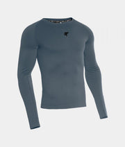 Поло блуза SNOW LONG SLEEVE T-SHIRT азурно