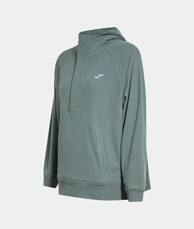 Дамска суитшърт SOFT HOODIE синьо - сиво