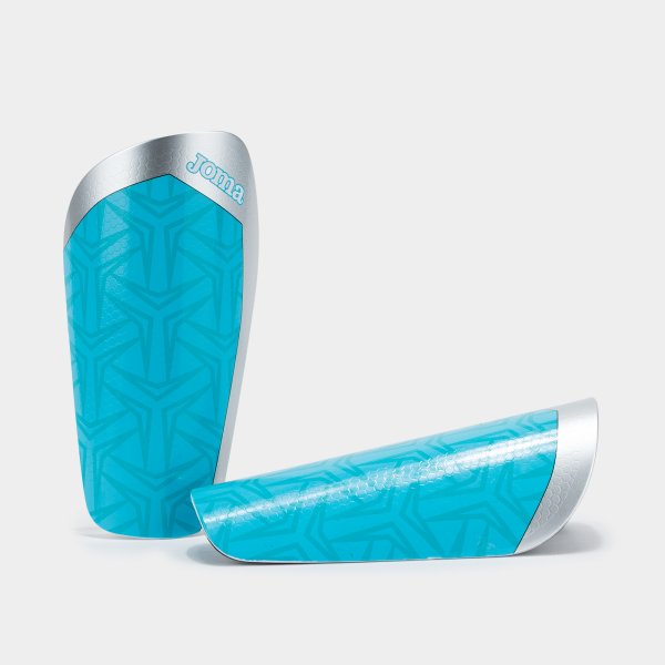 Протектори SPIDER SHIN GUARDS SILVER FLUOR TURQUOISE SILVER