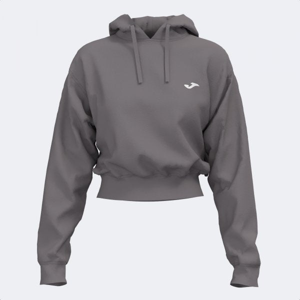 Дамска суитшърт с качулка STEP HOODIE сиво