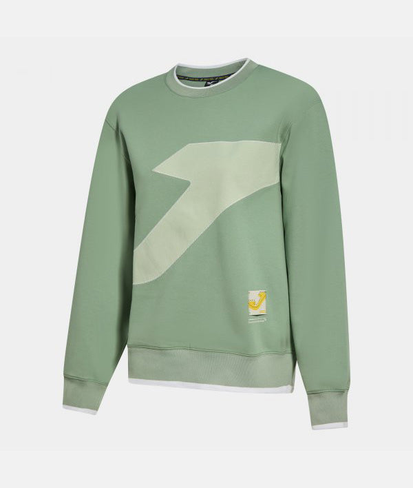 Дамска суитшърт STEP SWEATSHIRT сиво - зелено