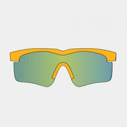 Жилетка за бягане SUNGLASSES черно оранжево