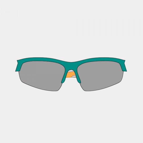 Жилетка за бягане SUNGLASSES GREEN ROYAL BLUE зелено