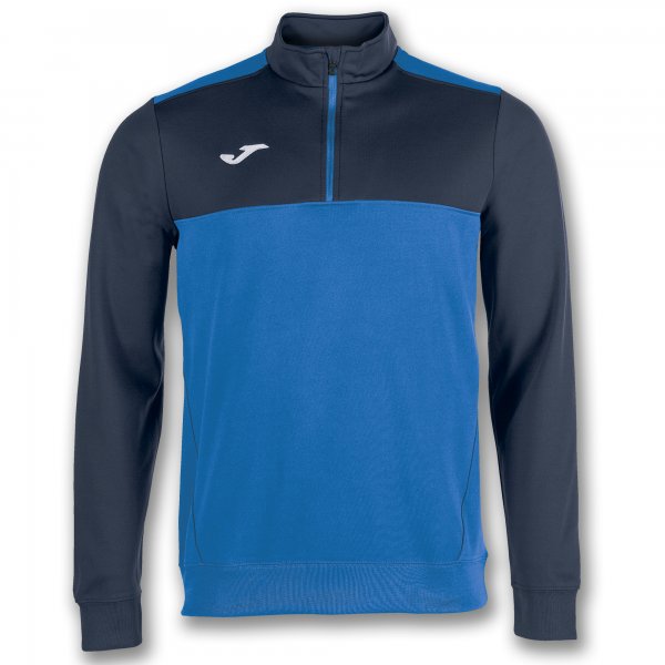 SWEATSHIRT 1/2 ZIP WINNER ROYAL/NAVY BLUE ROYAL-NAVY