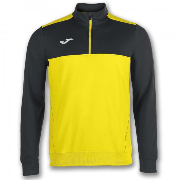 Суитшърт SWEATSHIRT 1/2 ZIPPER WINNER жълто черно