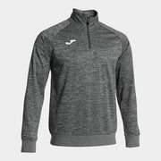 FARAON SWEATSHIRT GREY MELANGE HALF ZIP GRIS MELANGE OSCURO