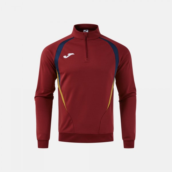 T-CHAMPIONSHIP SWEATSHIRT BURGUNDY NAVY BLUE BURGUNDY