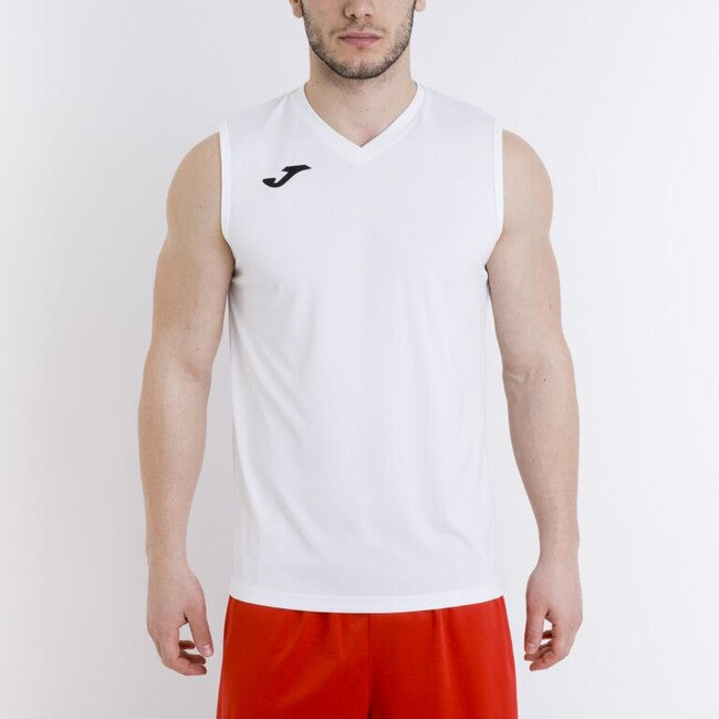 T-SHIRT BASIC WHITE SLEEVELESS WHITE