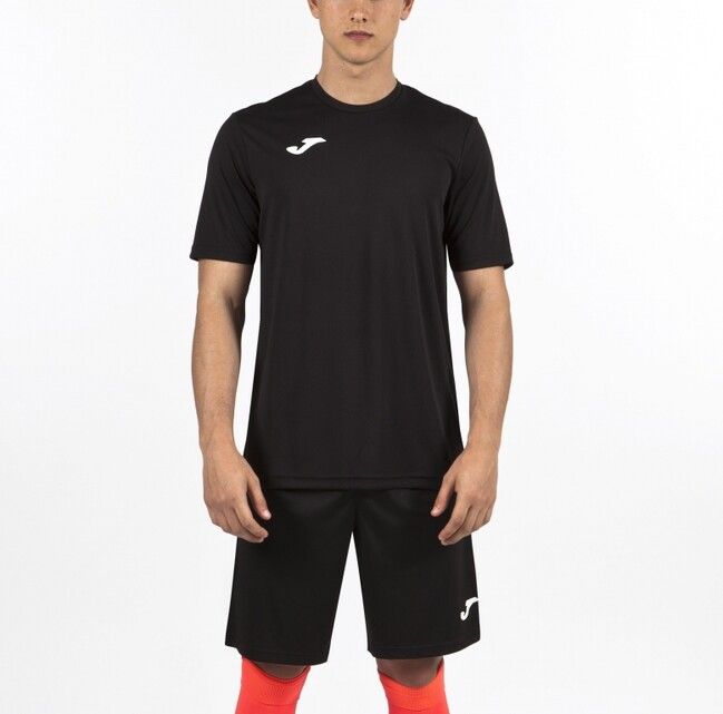 T-SHIRT COMBI BLACK S/S BLACK