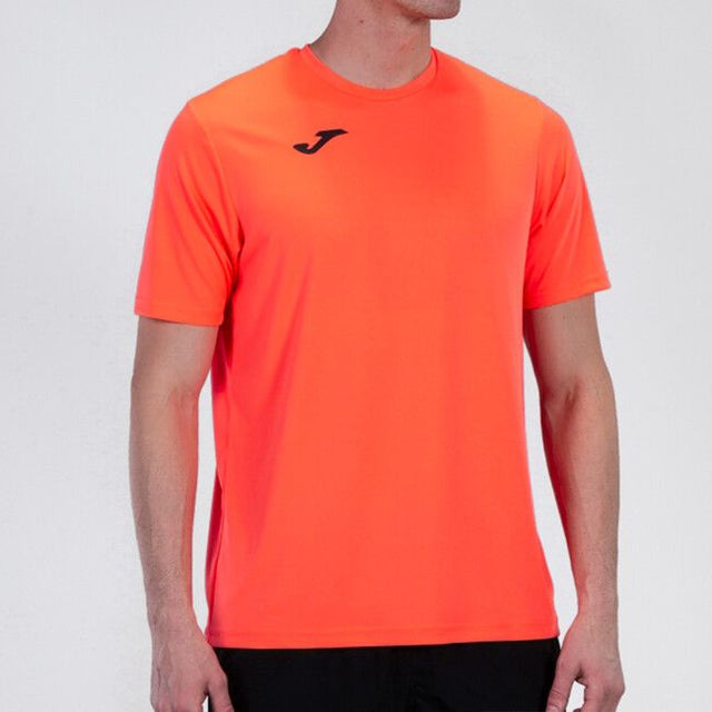 Фланелка / тениска COMBI SHORT SLEEVE T-SHIRT коралово флуоресцентно