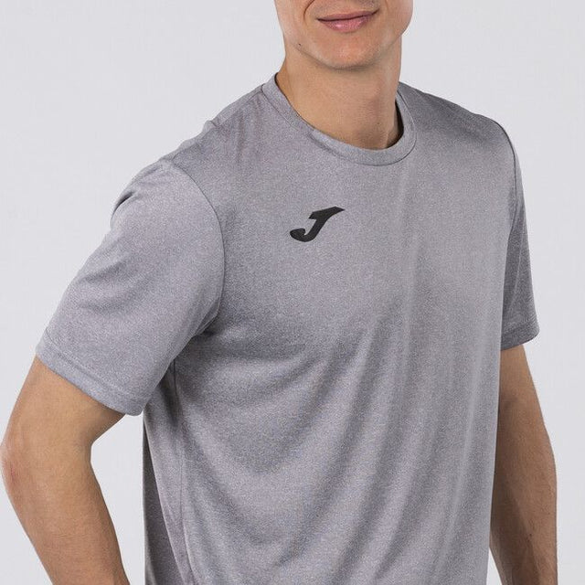 Фланелка / тениска COMBI SHORT SLEEVE T-SHIRT светло сив меланж