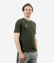 Тениска с къс ръкав T-SHIRT COTONE ACTION военно зелено