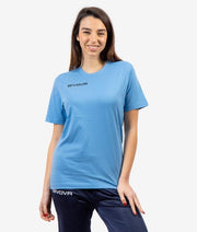 Тениска с къс ръкав T-SHIRT COTONE FRESH светлосиньо