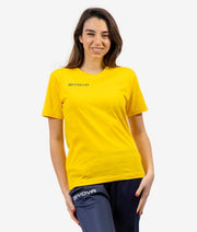 Тениска с къс ръкав T-SHIRT COTONE FRESH жълто