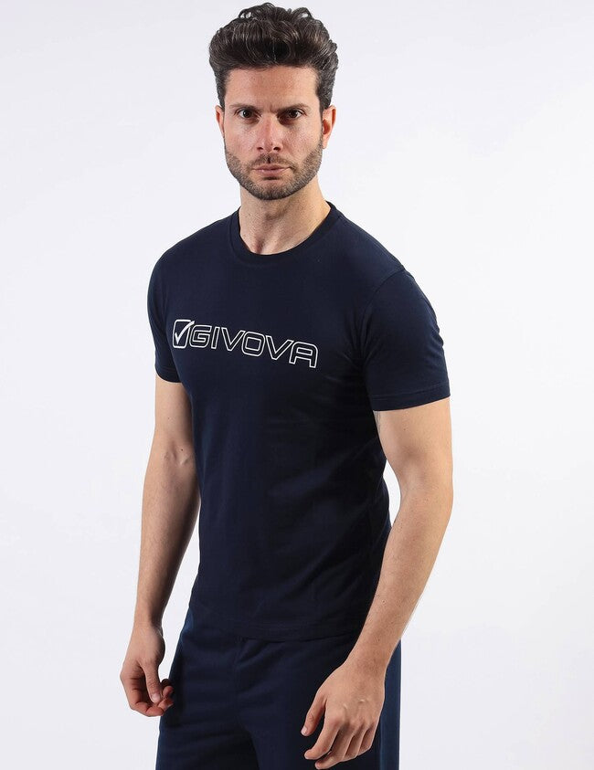 Тениска T-SHIRT COTONE MONDO синьо