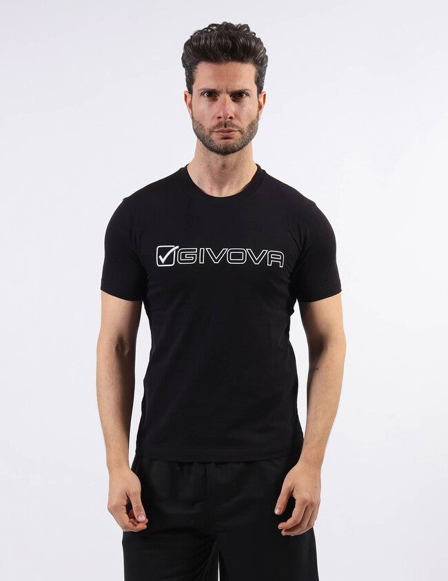 Тениска T-SHIRT COTONE MONDO черно