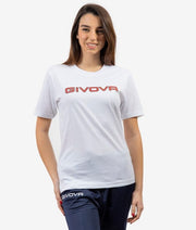 Тениска с къс ръкав T-SHIRT COTONE SPOT бяло