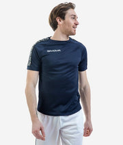 Тениска T-SHIRT POLY BAND синьо