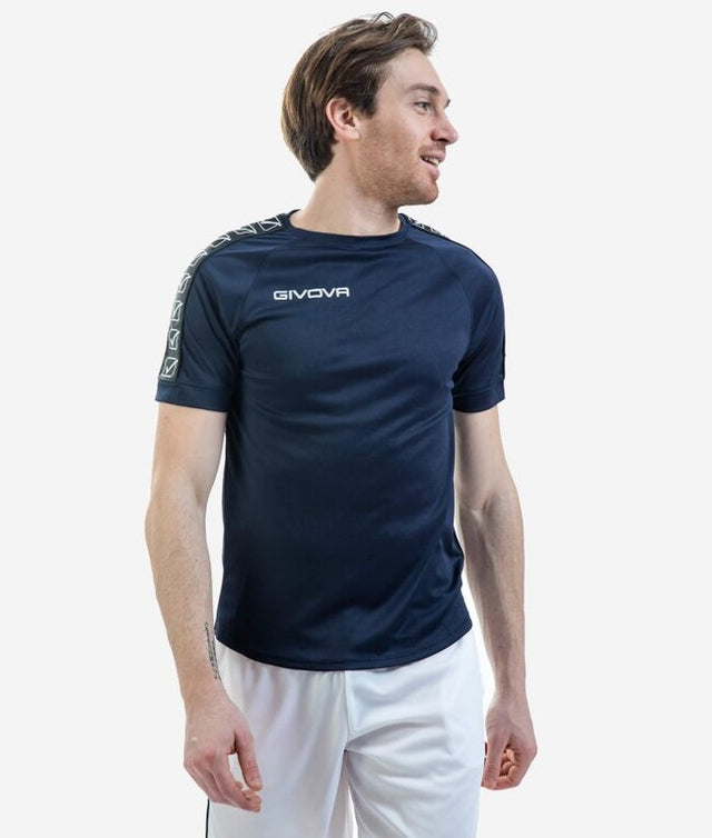 Тениска T-SHIRT POLY BAND синьо