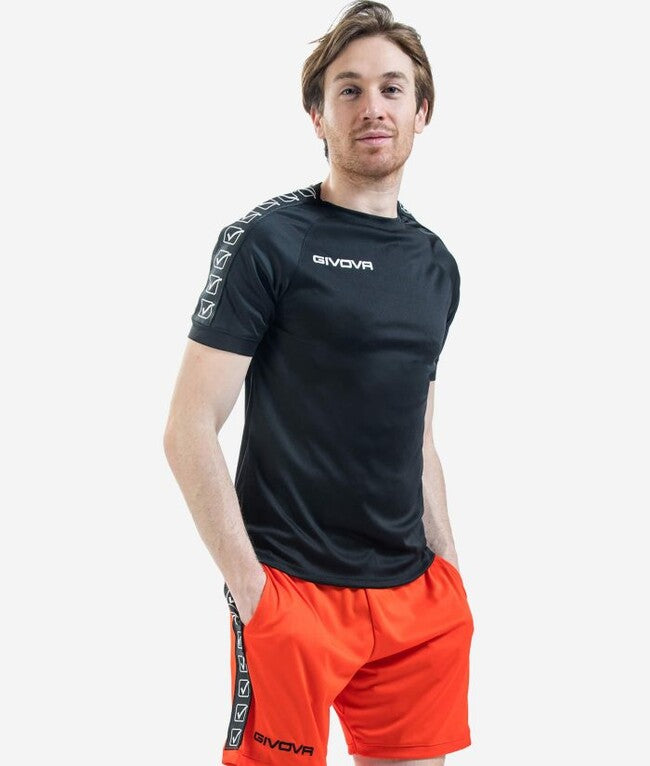 Тениска T-SHIRT POLY BAND черно