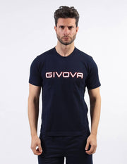 Тениска с къс ръкав T-SHIRT COTONE SPOT синьо