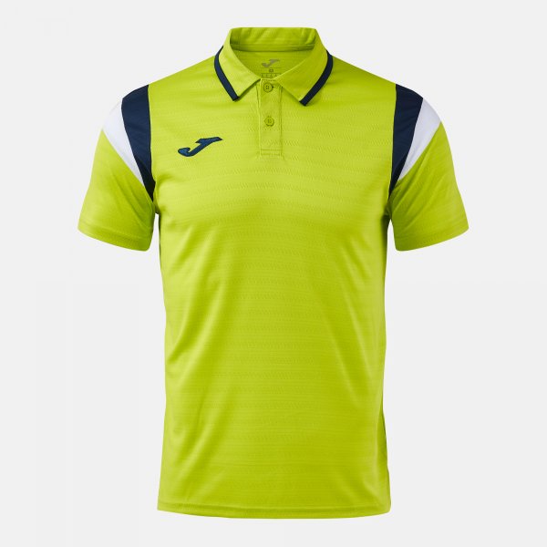 TERRA SHORT SLEEVE POLO LIME DARK NAVY LIME-NAVY