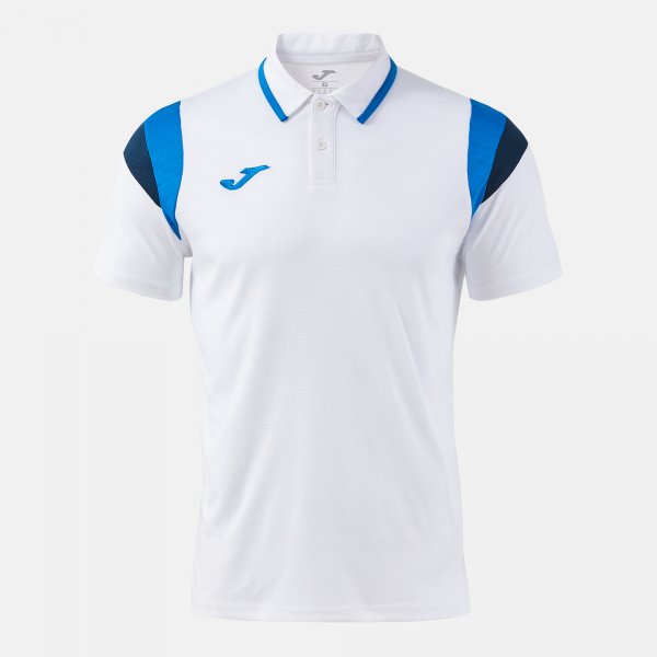 TERRA SHORT SLEEVE POLO WHITE ROYAL BLUE WHITE-ROYAL