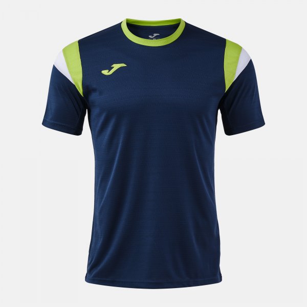 Тениска TERRA SHORT SLEEVE T-SHIRT фуксия - морско синьо лайм зелено