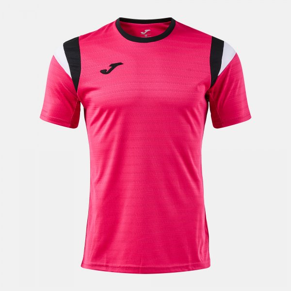 Тениска TERRA SHORT SLEEVE T-SHIRT фуксия черно