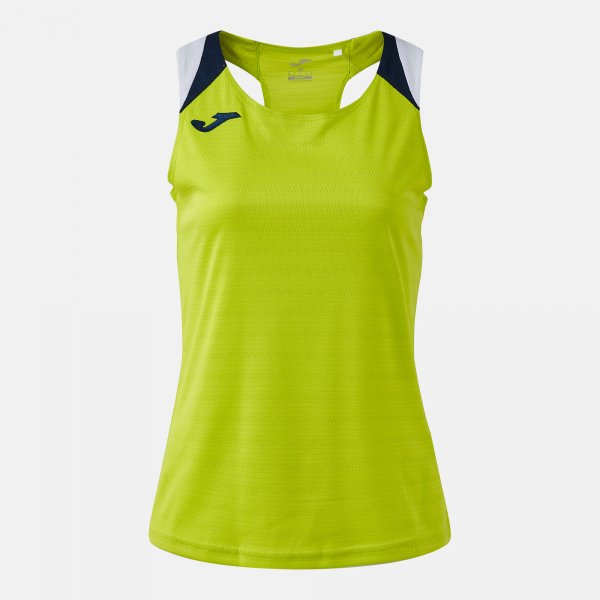 Дамски тениска TERRA TANK TOP тъмно морско синьо - лайм зелено морско синьо